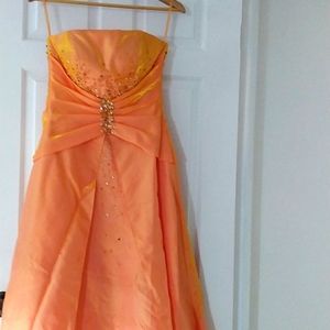 Strapless Prom Dress